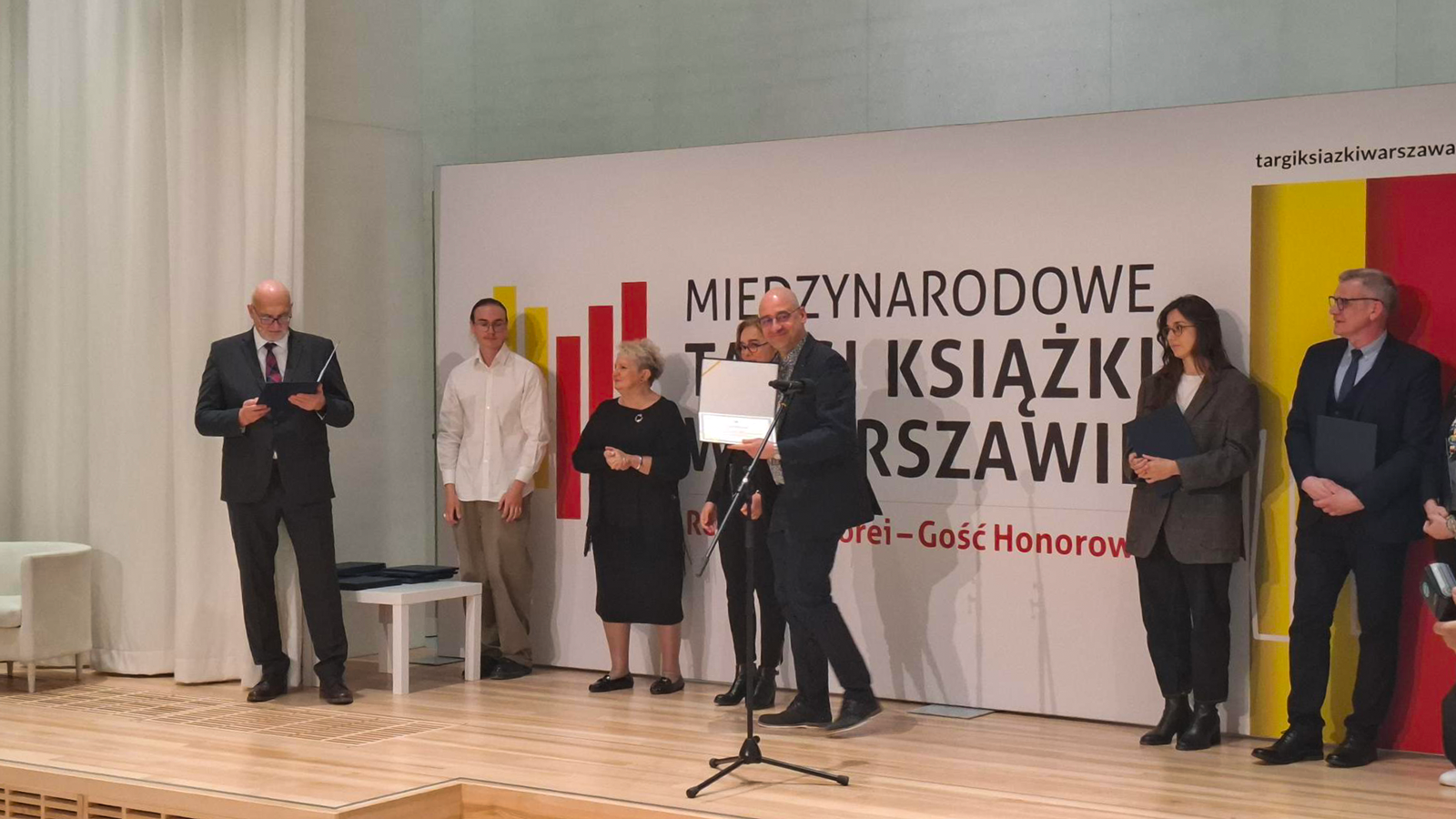 Wręczenie nagród i wyróżnień w czasie warszawskich targów